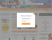 Tablet Screenshot of fitnessfood.com